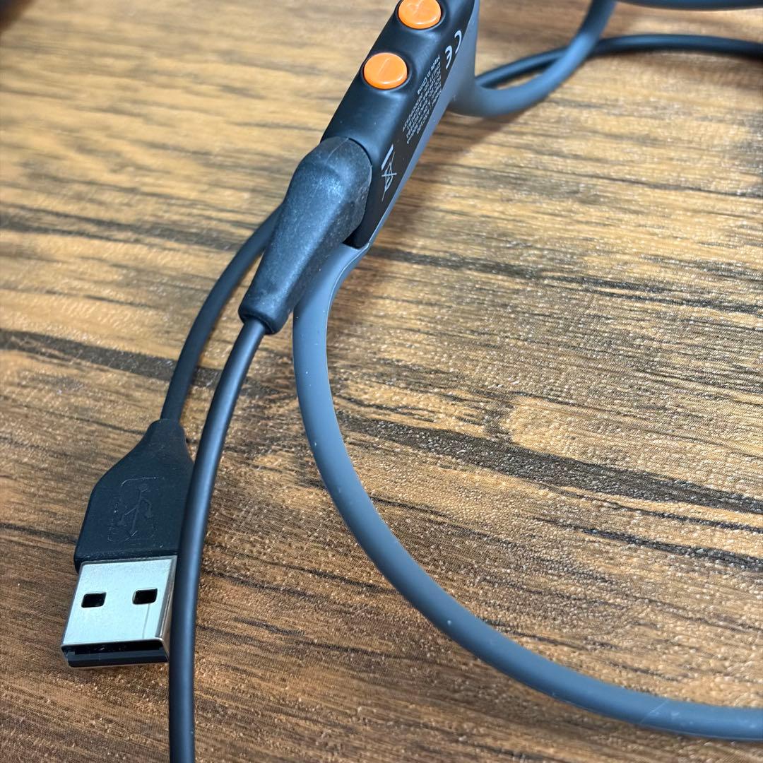 Shokz OpenComm骨伝導イヤホン グレー