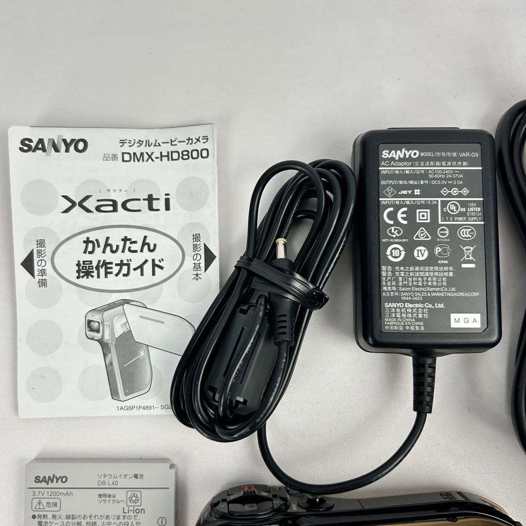 SANYO Xacti DMX-HD800 ゴールド デジタルムービーカメラ