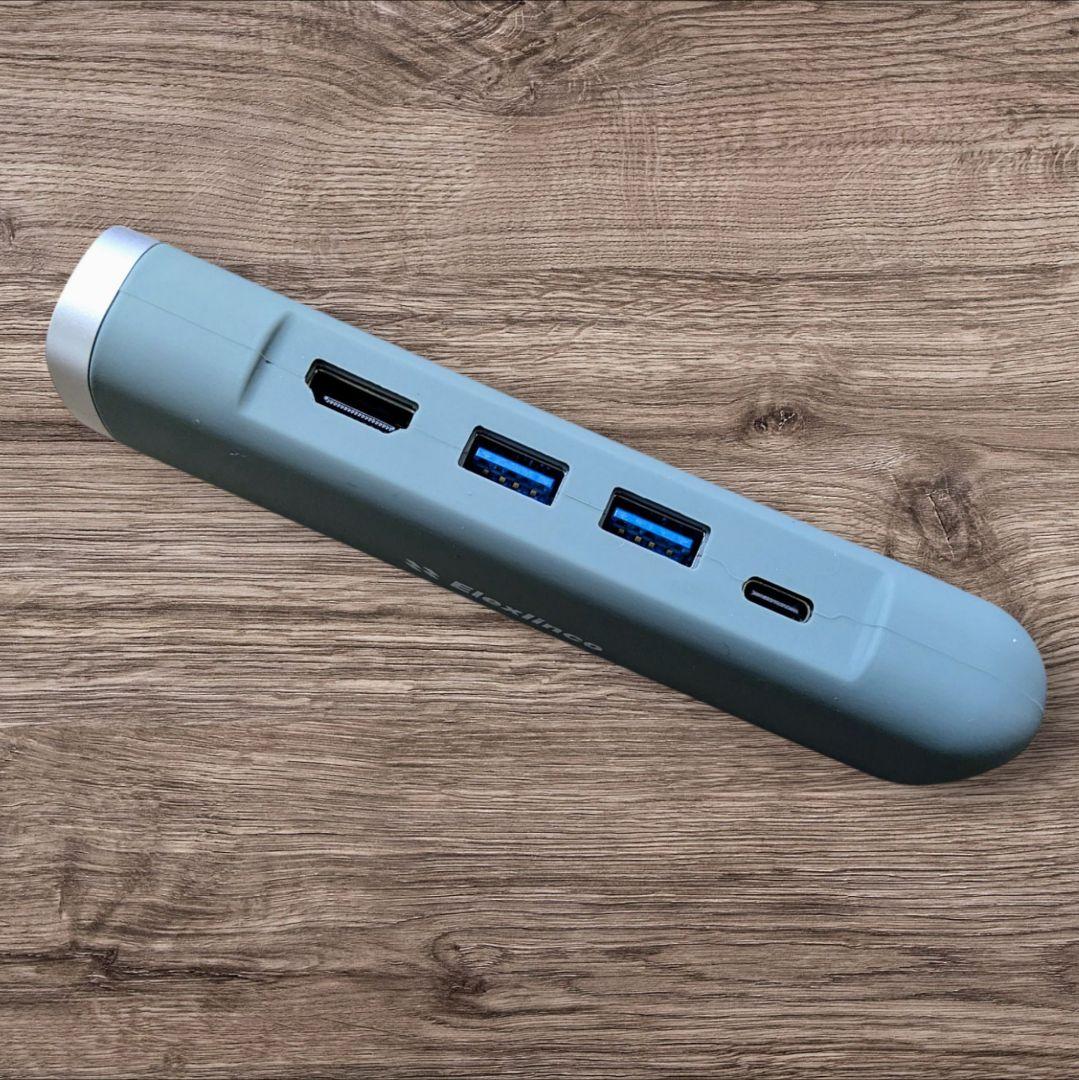 【新品未使用】Elexlinco USBハブ5-in-1USB C ハブアダプタ