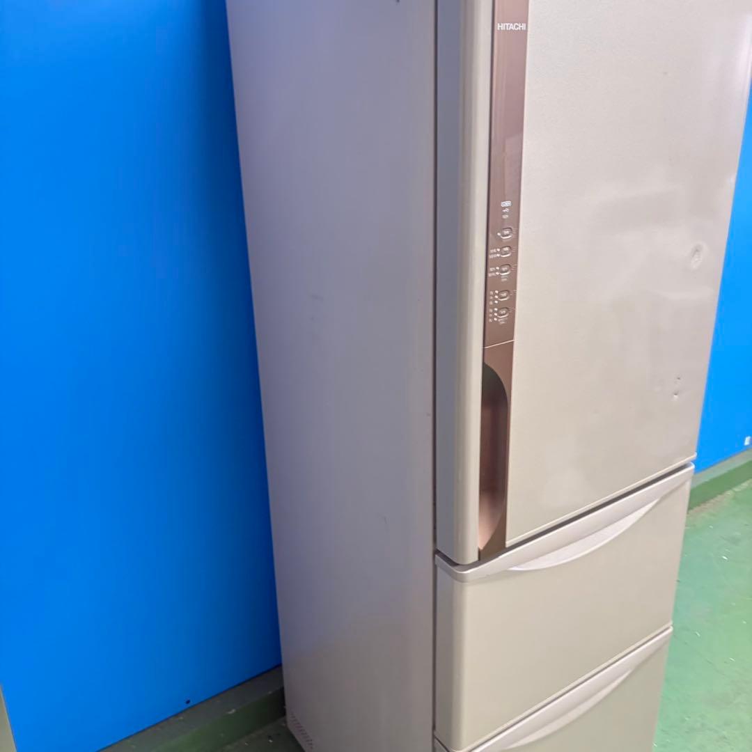 805 大人気3ドア　大型冷蔵庫　315L 日立　ブラウン　右開き　自動製氷機付
