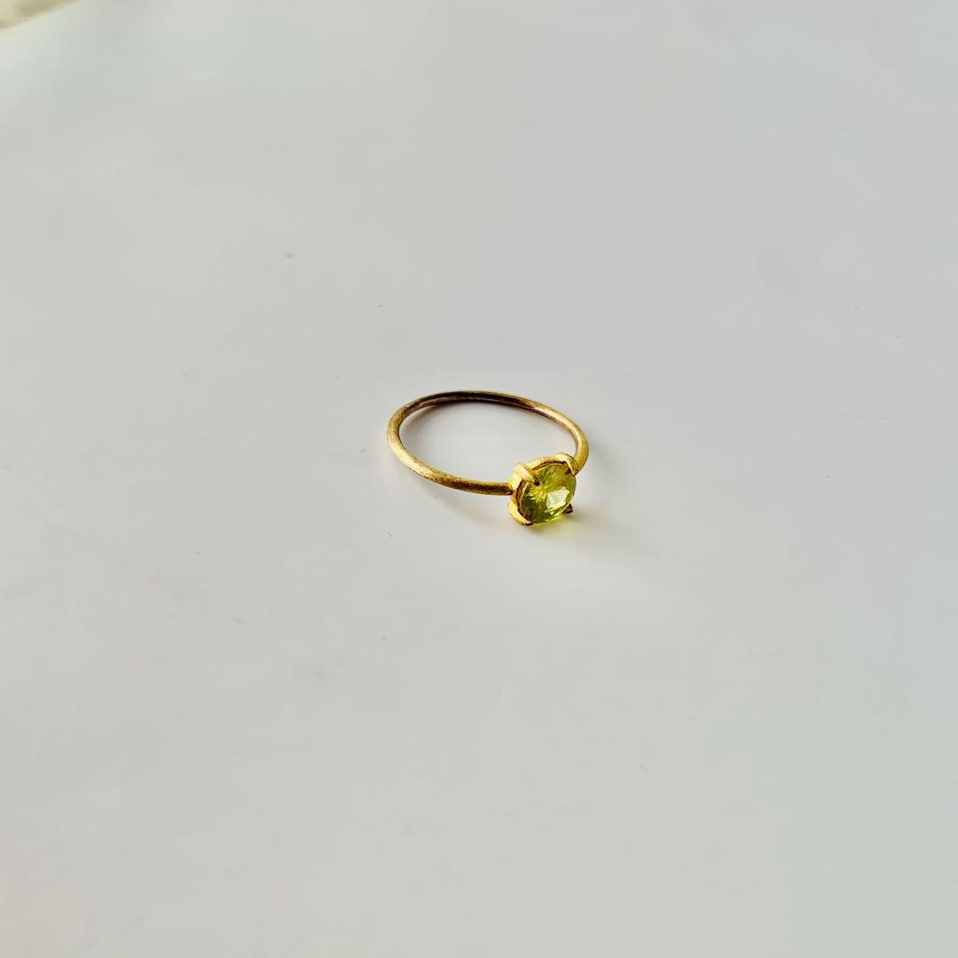 スフェーンのリング・マダガスカル産・0.74ct