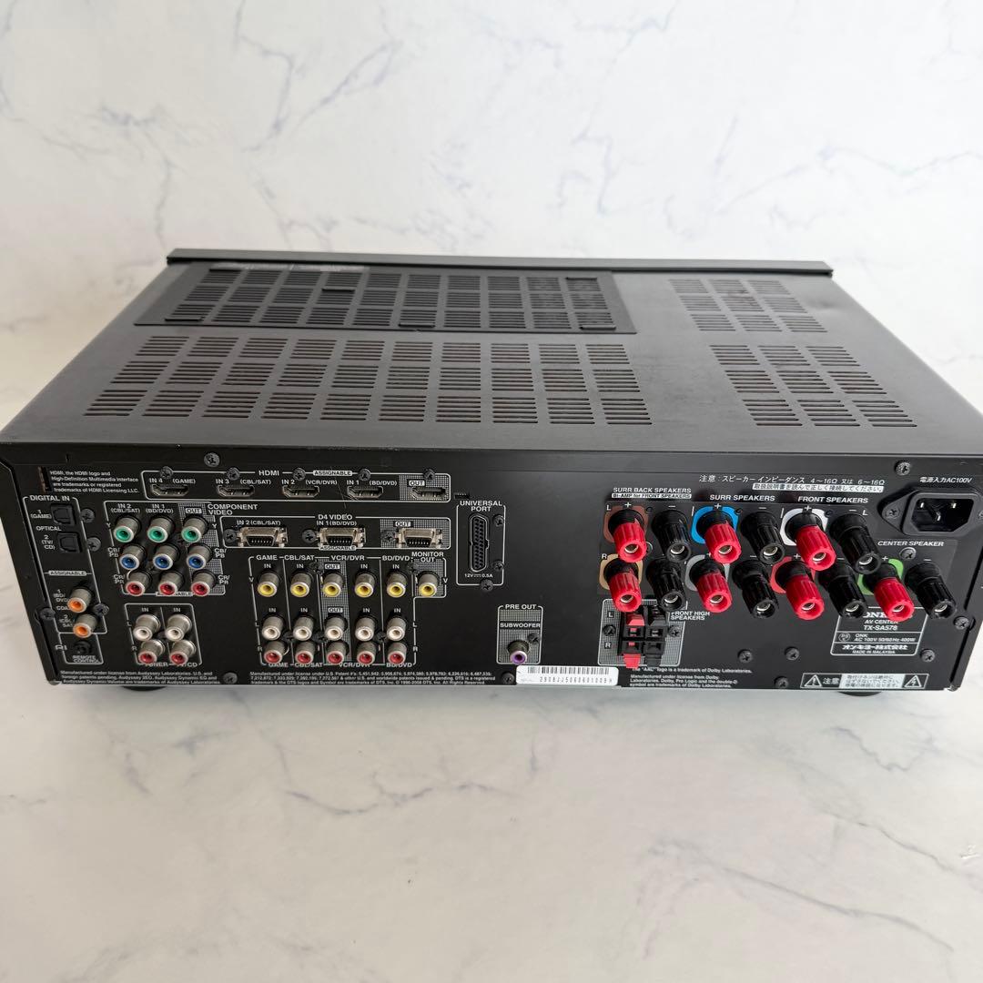 ONKYO TX-SA578 AVアンプ オンキョー リモコン　スピーカー