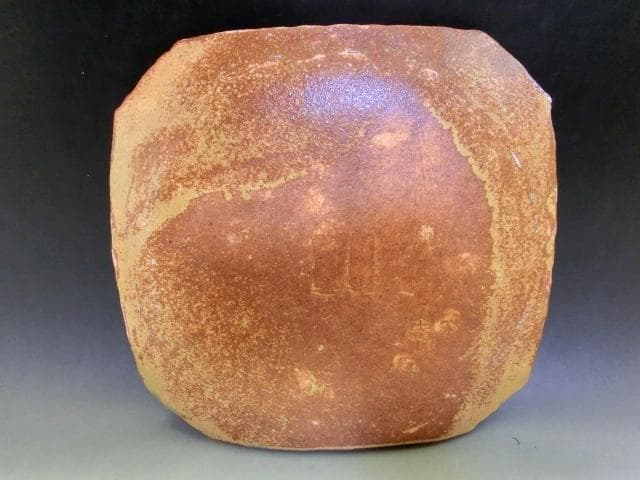 皿■蝸牛【番浦史郎】ばんうらしろう かたつむり 京焼 土物 清水焼 骨董品■