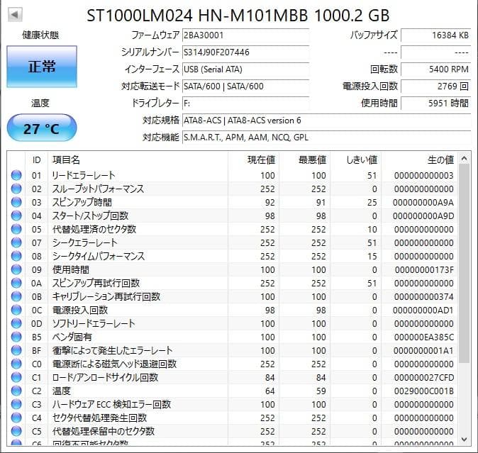✨4個セット✨HDD 1000GB✨大容量1TB✨2.5インチ✨07-05