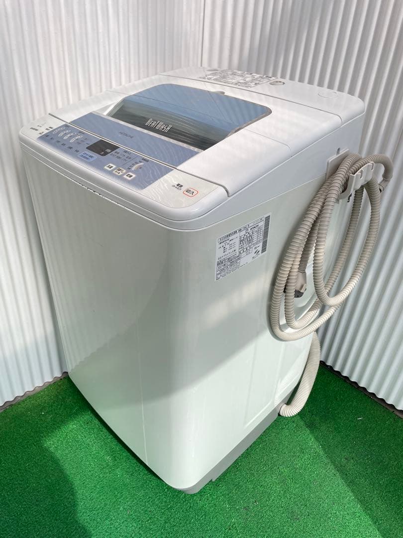 994日立 ビートウォッシュ 7kg洗濯機 エアジェット乾燥搭載 風呂水ホース付