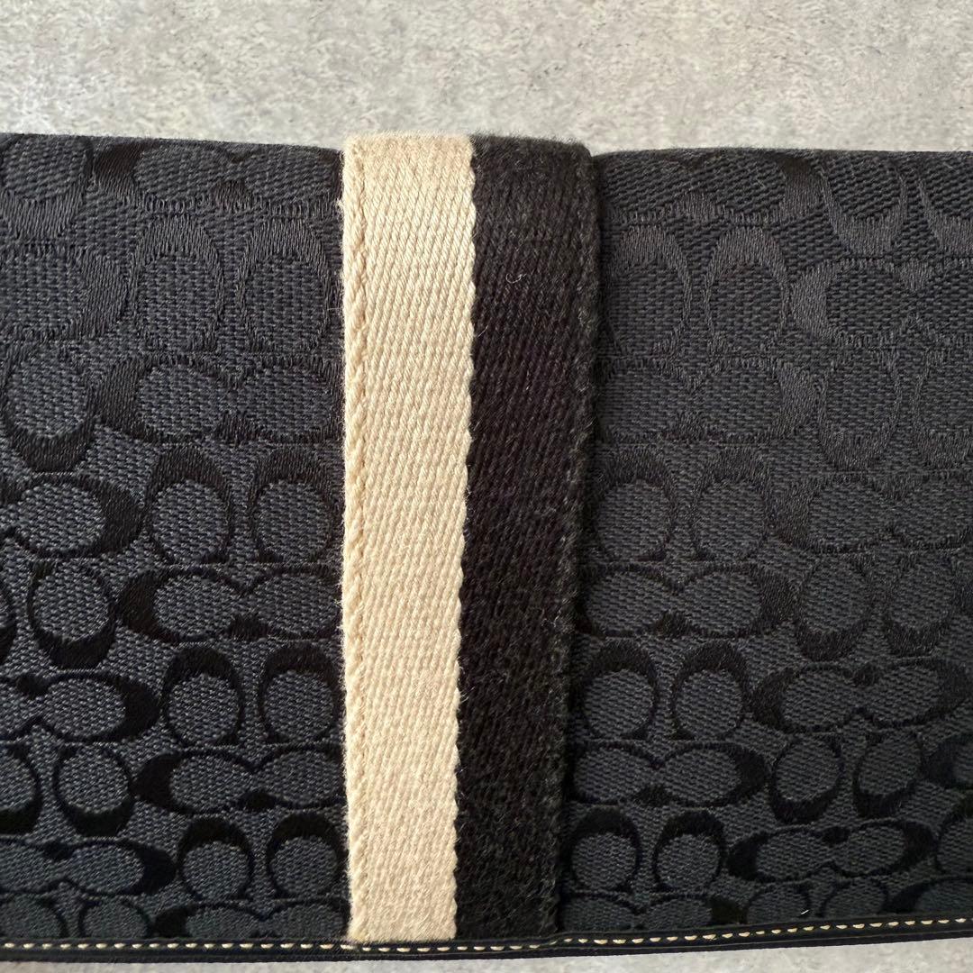 COACH コーチ シグネチャー ラウンドファスナー トラベルオーガナイザー