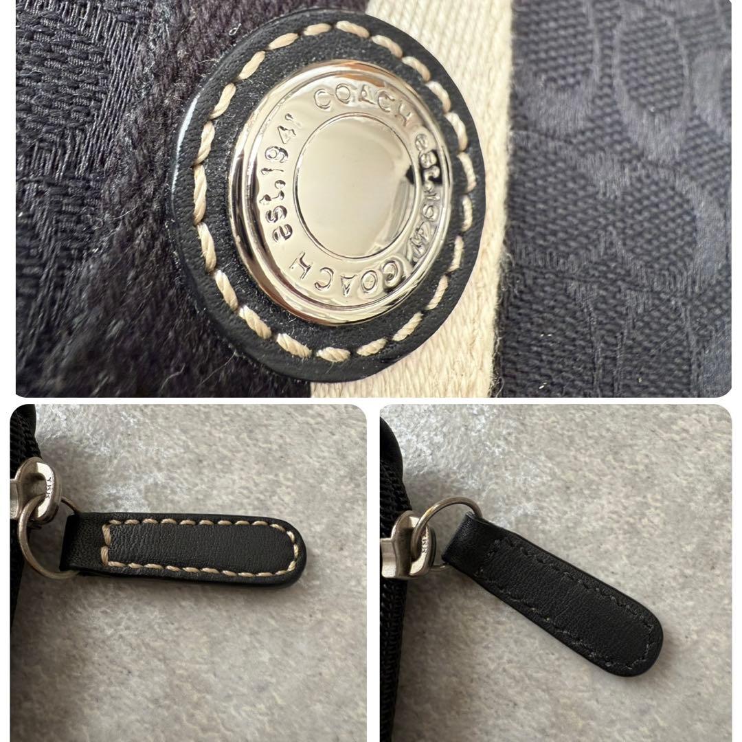 COACH コーチ シグネチャー ラウンドファスナー トラベルオーガナイザー