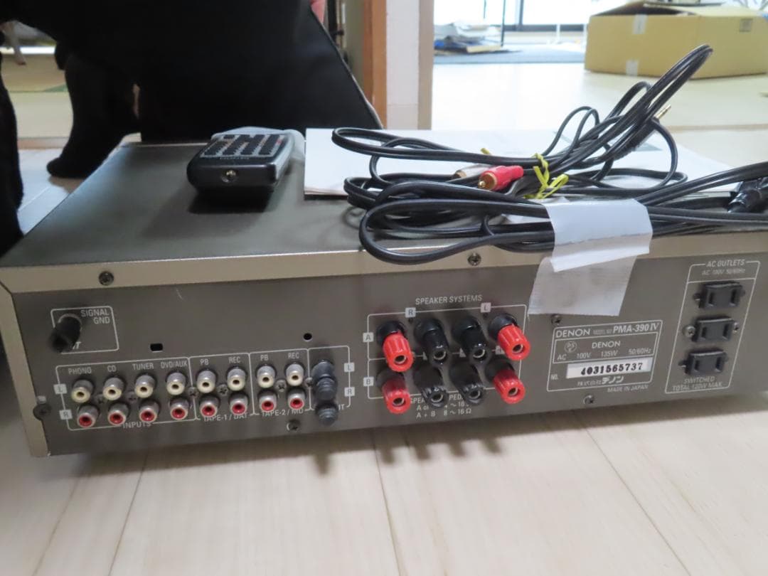 DENON PMA-390Ⅳ プリメインアンプ　シルバー説明書あり【オマケ有】