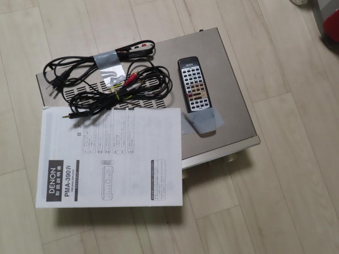 DENON PMA-390Ⅳ プリメインアンプ　シルバー説明書あり【オマケ有】
