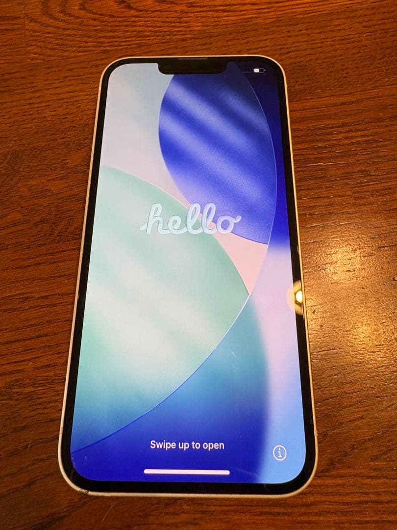 【美品】iPhone13(スターライト・白) 128GB SIMなし