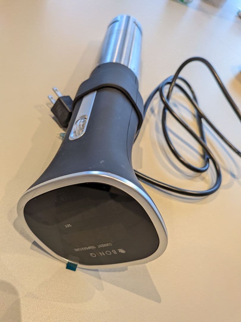 【美味しくタンパク質が食べられる】BONIQ 低温調理器 ブラック