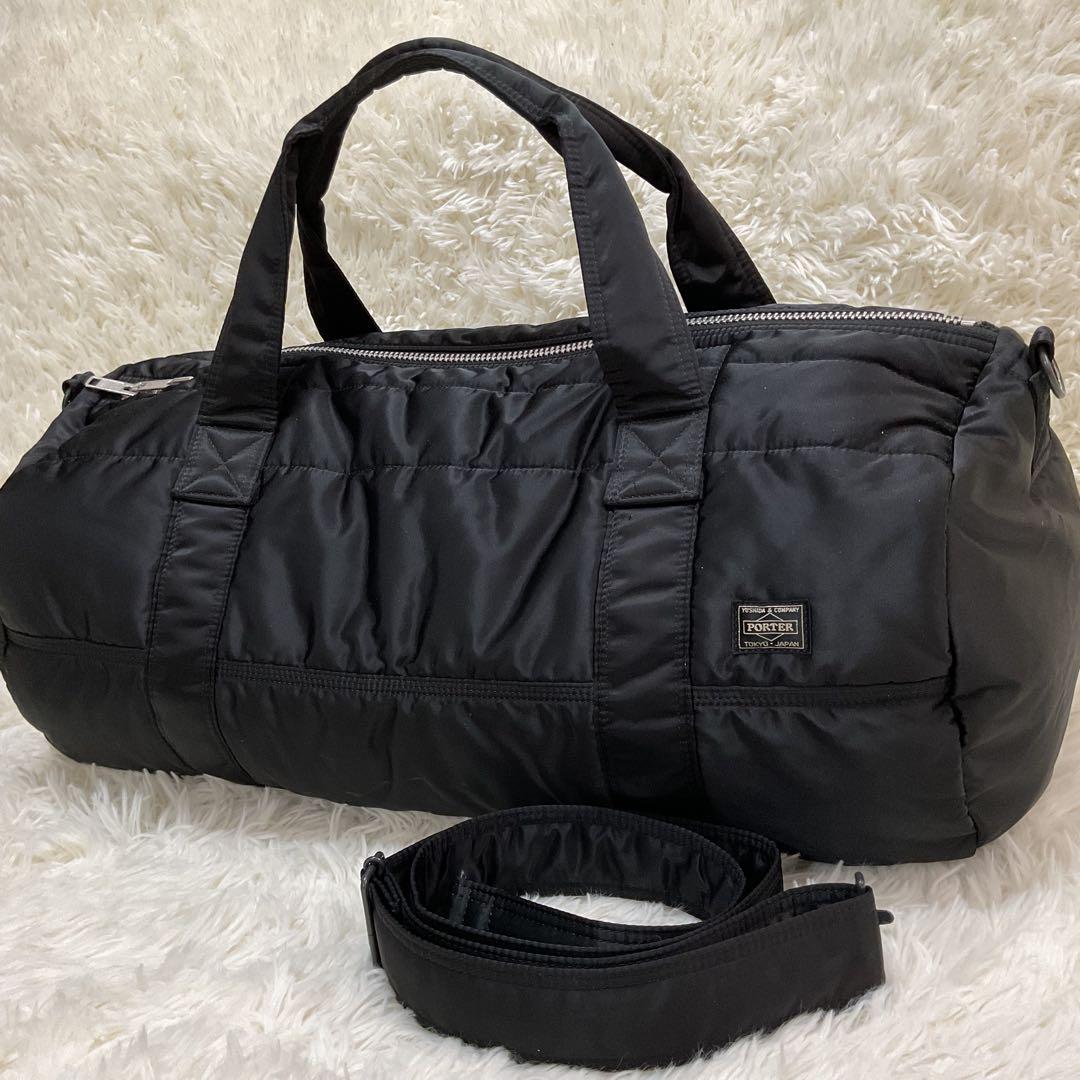PORTER ポーター タンカー ボストンバッグ 2way Lブラック 大容量