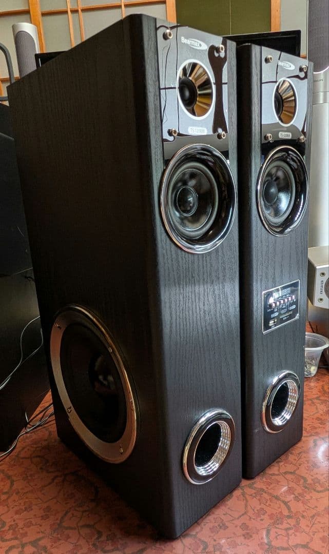 ★Bearmax TS-120BW アンプ内蔵タワースピーカー