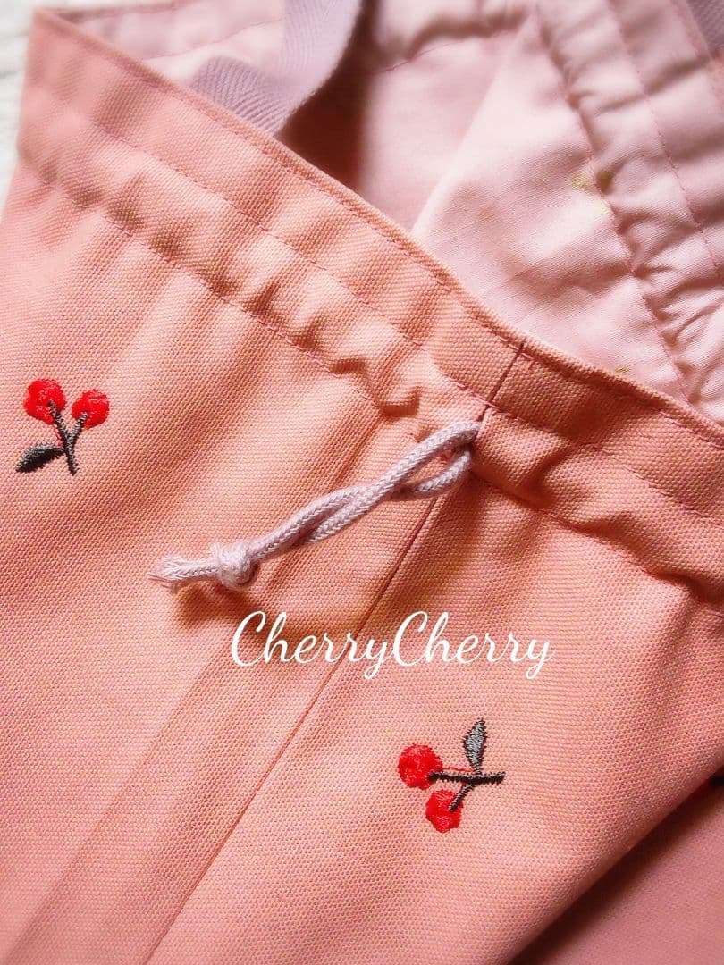 ✰入園入学お申込✰CherryCherry通園バッグ&靴袋　女の子　チェリー