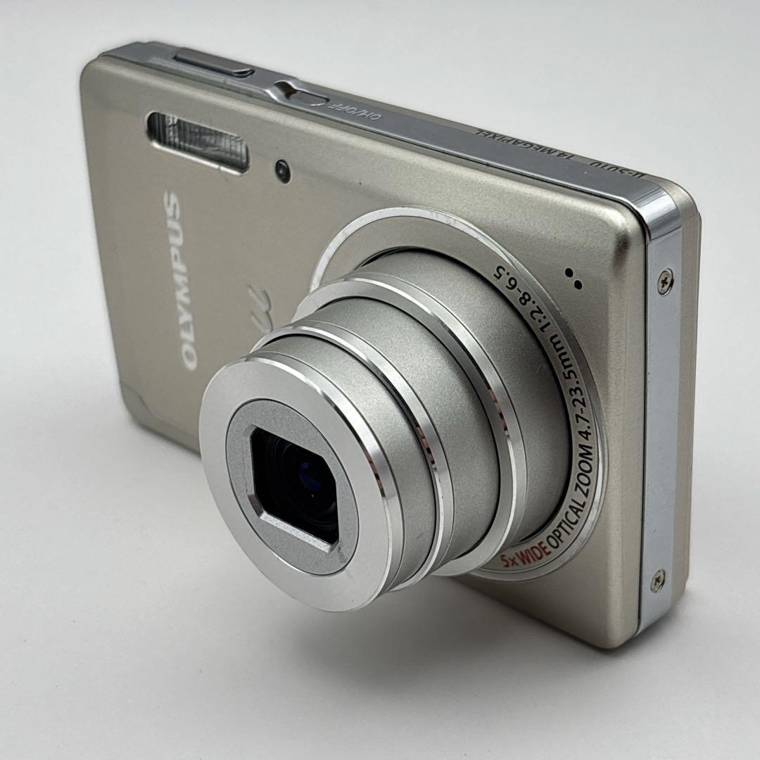 動作品 OLYMPUS オリンパス ミュー μ 5010 シルバー デジカメ