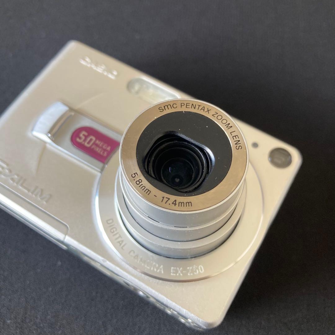 CASIO EXILIM EX-Z50 シルバー CCDセンサー コンデジ
