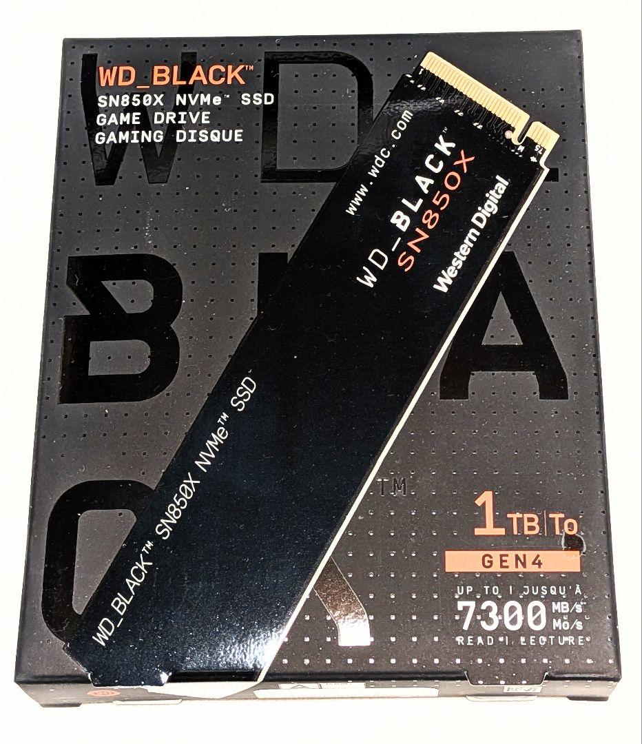 「新品・未開封」WD_BLACK SN850X 1TB NVMe SSD