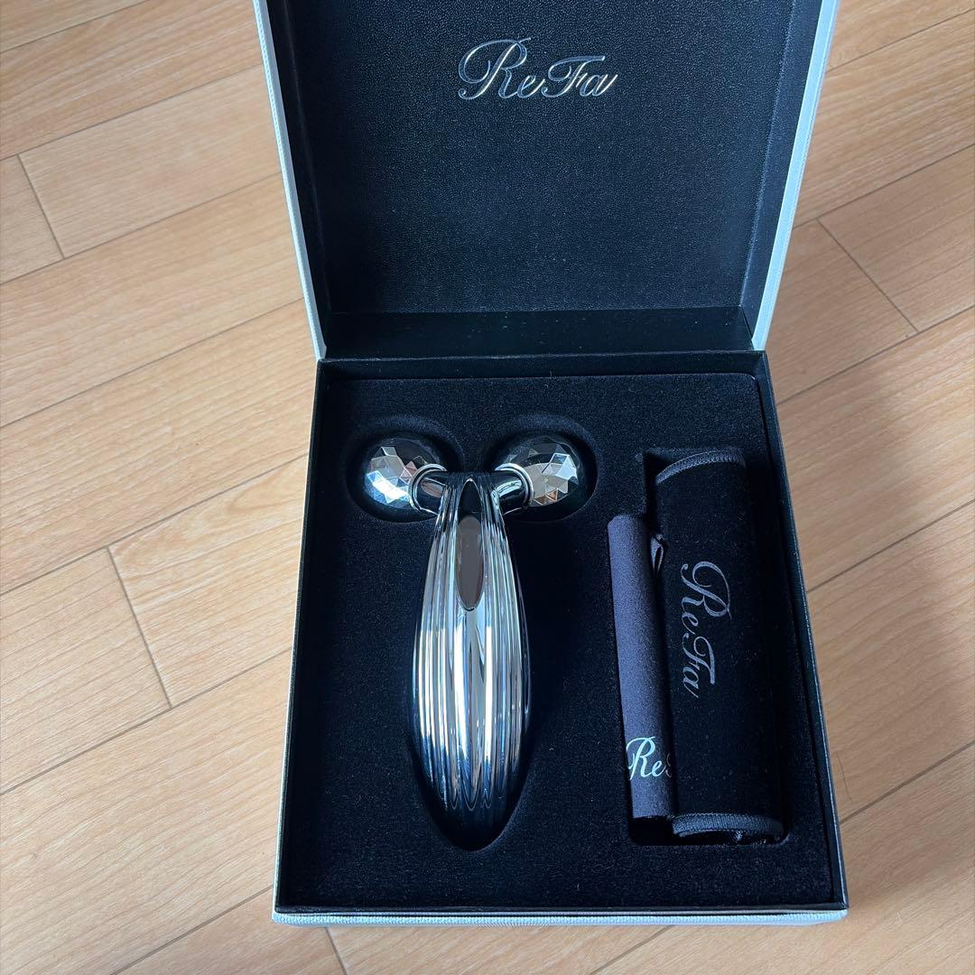 ReFa CARAT RAY シルバー 美顔ローラー【保証書付】
