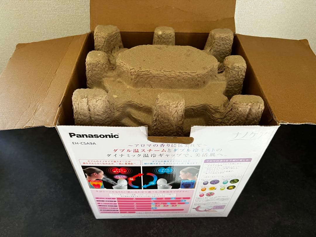 Panasonic スチーマー　ナノケア EH-CSA9A 美品 元箱・内箱あり