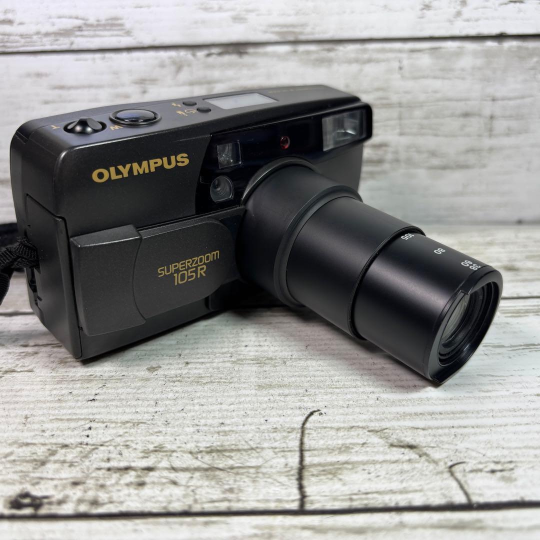 【動作良好】OLYMPUS フィルムカメラ SUPERZOOM 105R ②