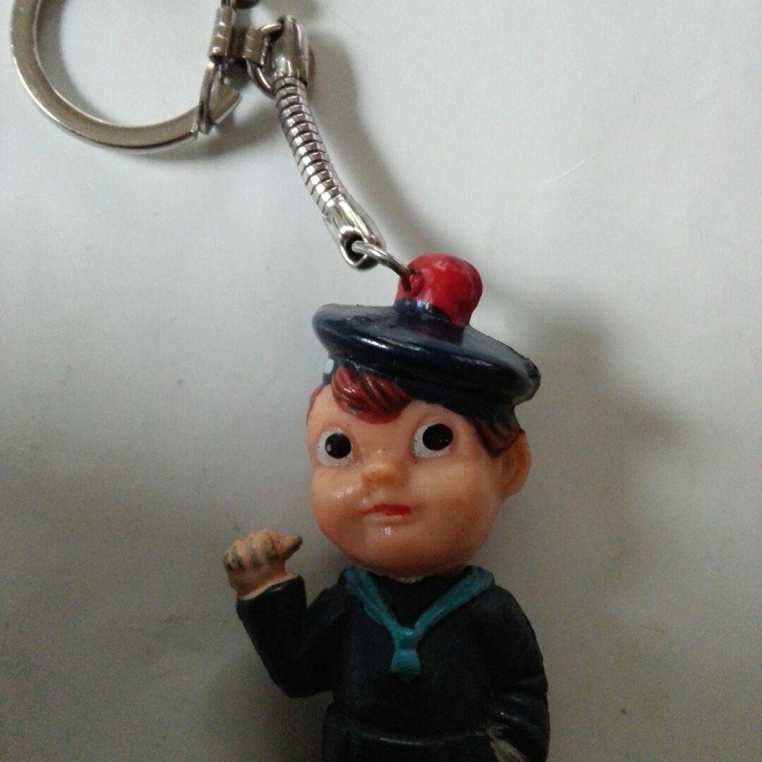 ヴィンテージ　フランス海軍セーラーキーホルダー