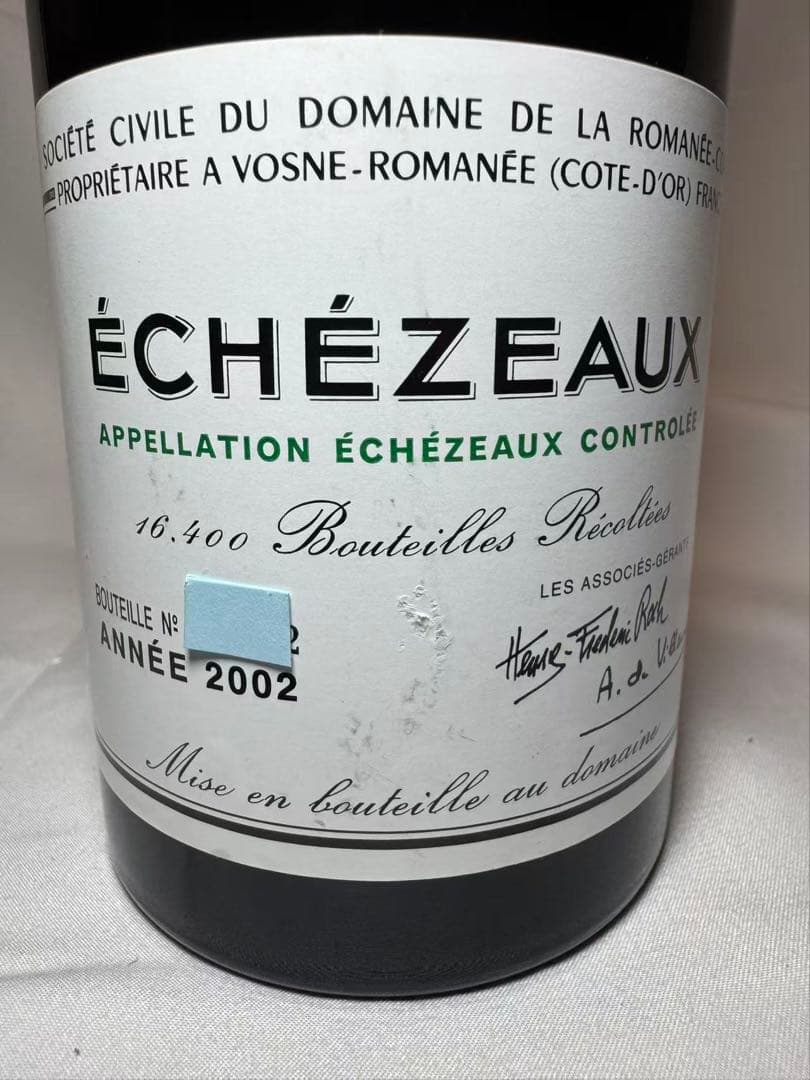 ÉCHEZEAUX 2002 ドメーヌ ド ラ ロマネ コンティ エシェゾ-