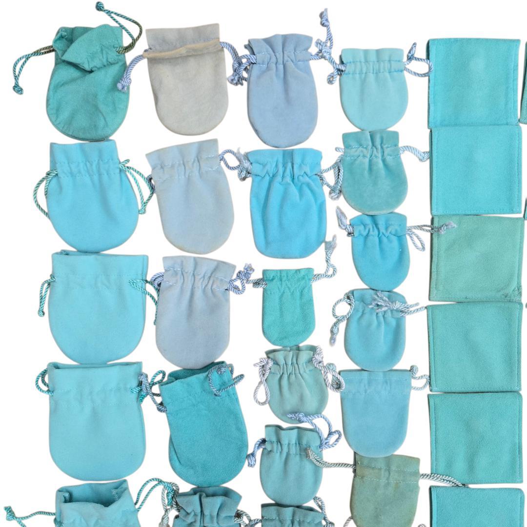 TIFFANY 純正 保存袋 巾着 ポーチ 60点 まとめ売り 大量 ネックレス