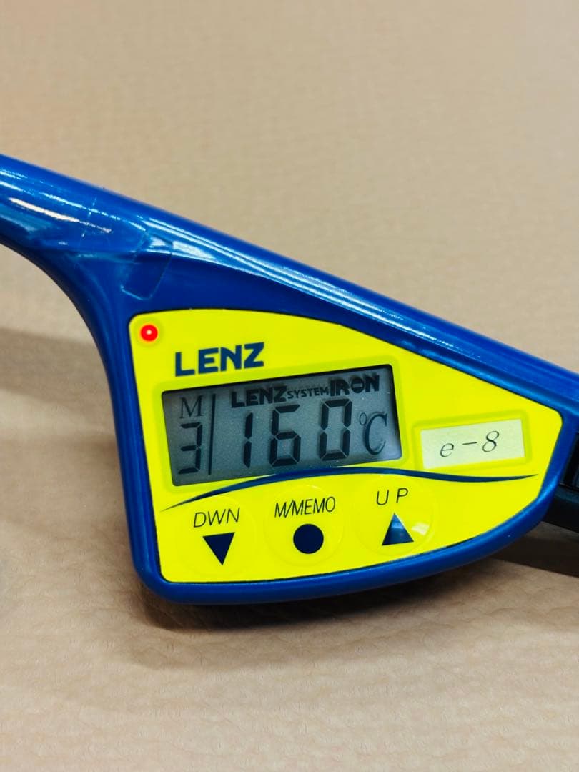未使用に近い　LENZ e-8レンツアイロン5角8㎜　ロッド最新モデル