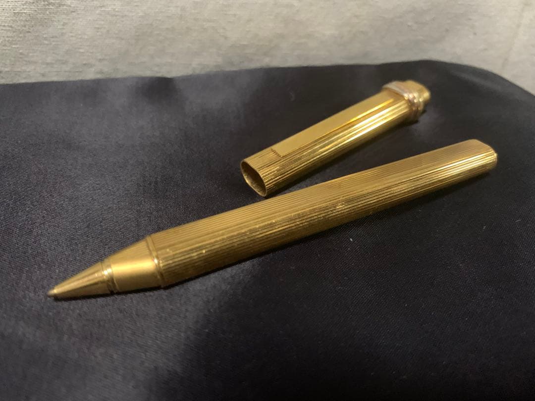 Cartier カルティエ トリニティ ボールペン ゴールド キャップ式
