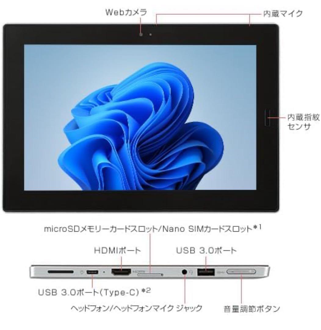 A細棚 NEC 10.1インチタブレット 4GB RAM 128GB SSD