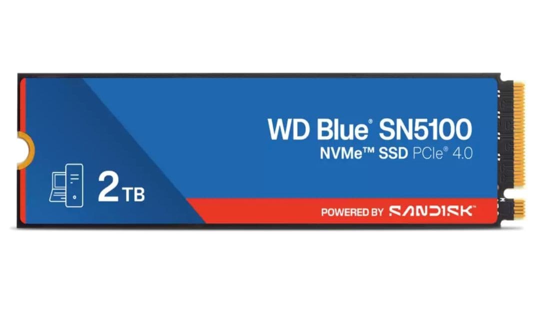 【M.2 SSD】2TB WD BLUE SN5100