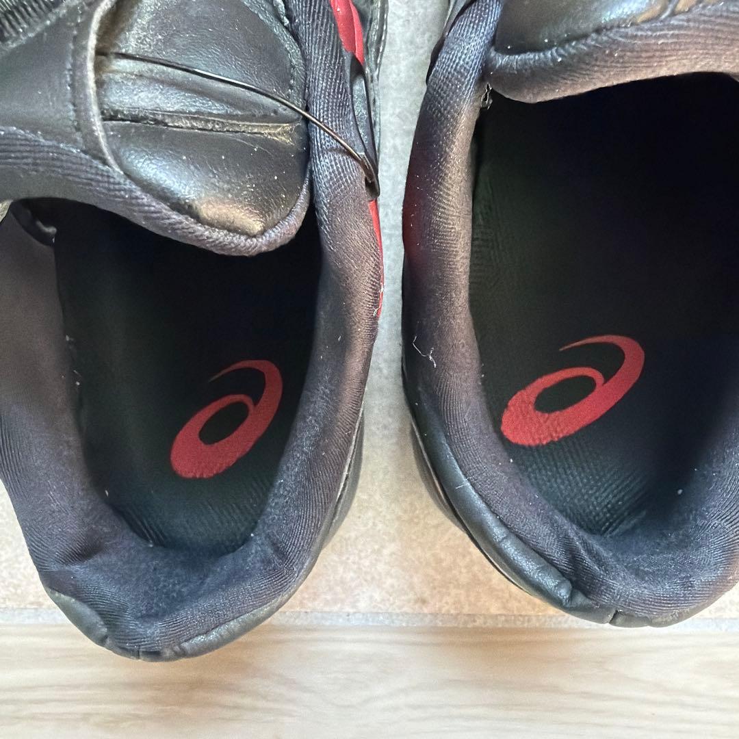 ASICS 安全靴 JSAA A種 黒/赤