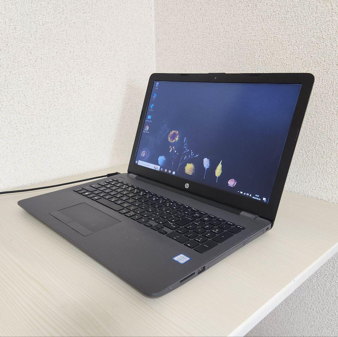 【美品】HP☆ノートパソコン☆Windows10☆カメラ付き☆4GB☆500GB