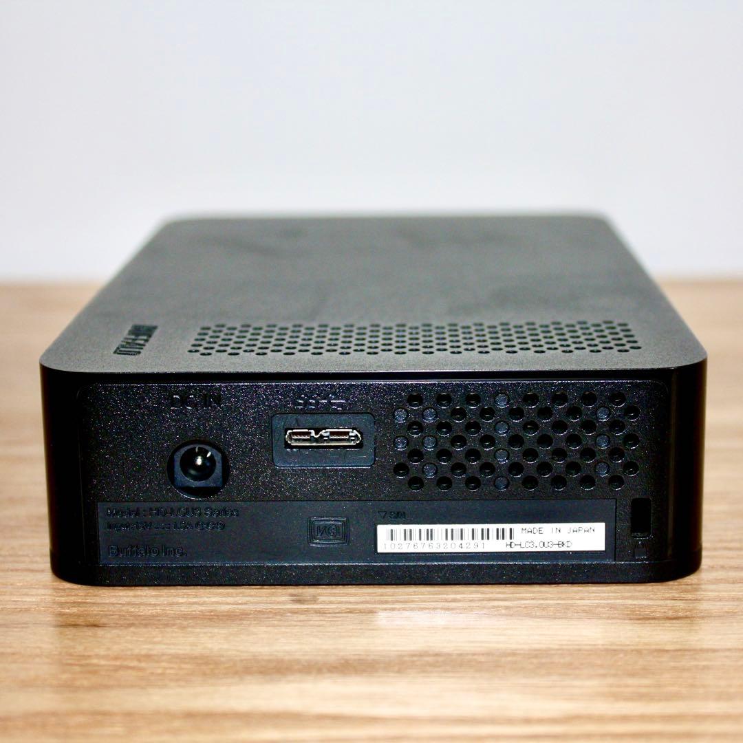 BUFFALO HD-LB3.0U3/BKD 外付けHDD