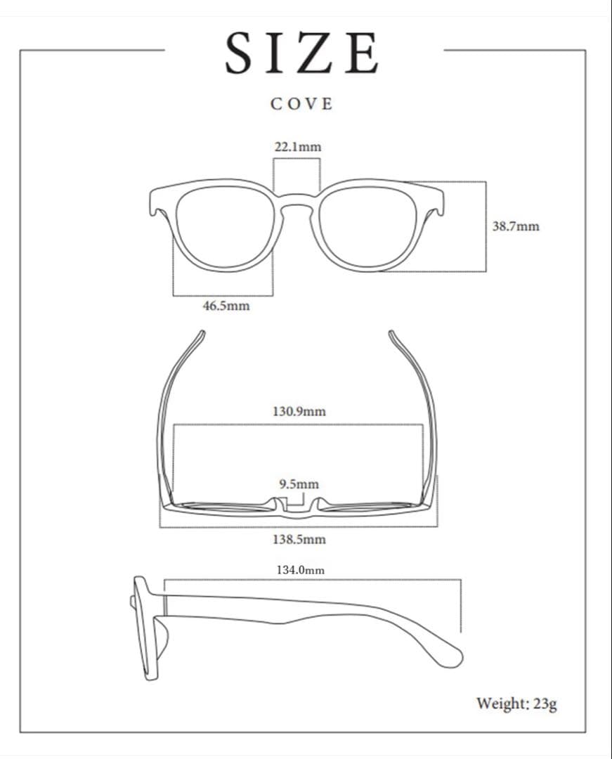 jugaad14/COVE CLEARREADING 老眼鏡/リーディンググラス