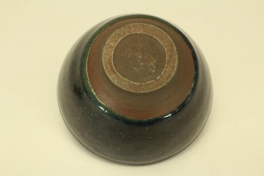 茶道具 唐物 中国美術 天目茶碗 台 二件(ZE661)