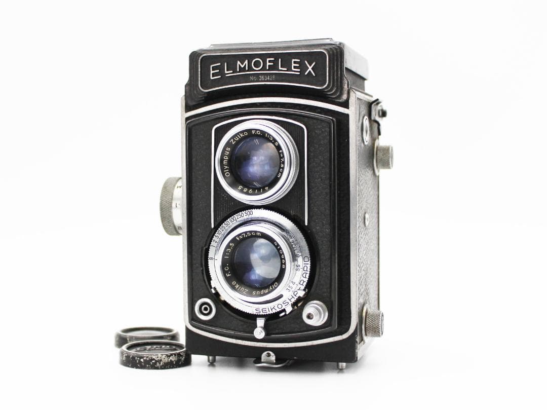 【動作品】エルモ Elmoflex 二眼レフ Ziko 75mm F3.5