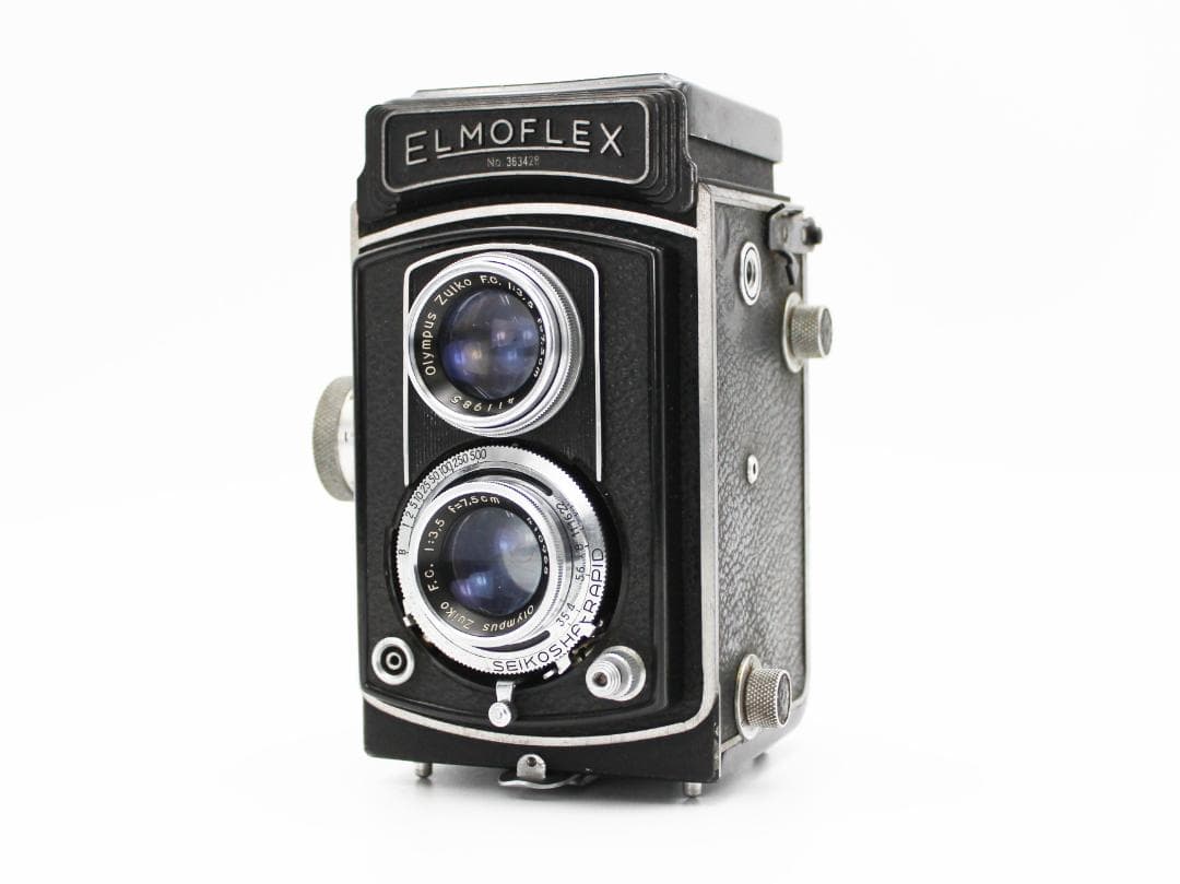 【動作品】エルモ Elmoflex 二眼レフ Ziko 75mm F3.5
