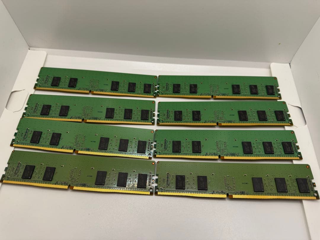 ⑨Micron PC-4-2400T ECC 8GB8枚セット