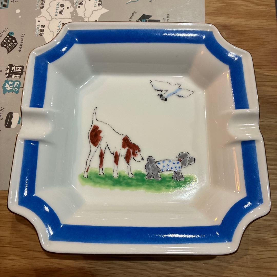 ジャン　ピエール カシニョール　灰皿　飾り皿　犬　鳥
