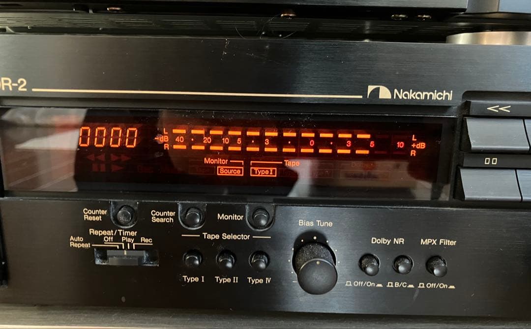 ナカミチ　カセットデッキ　DR-2 【ジャンク品】