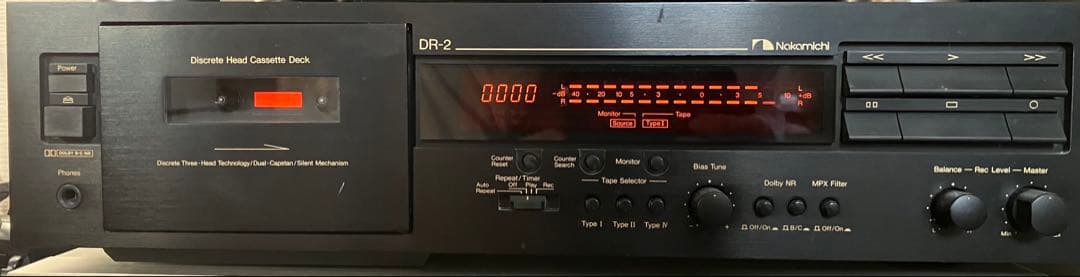 ナカミチ　カセットデッキ　DR-2 【ジャンク品】