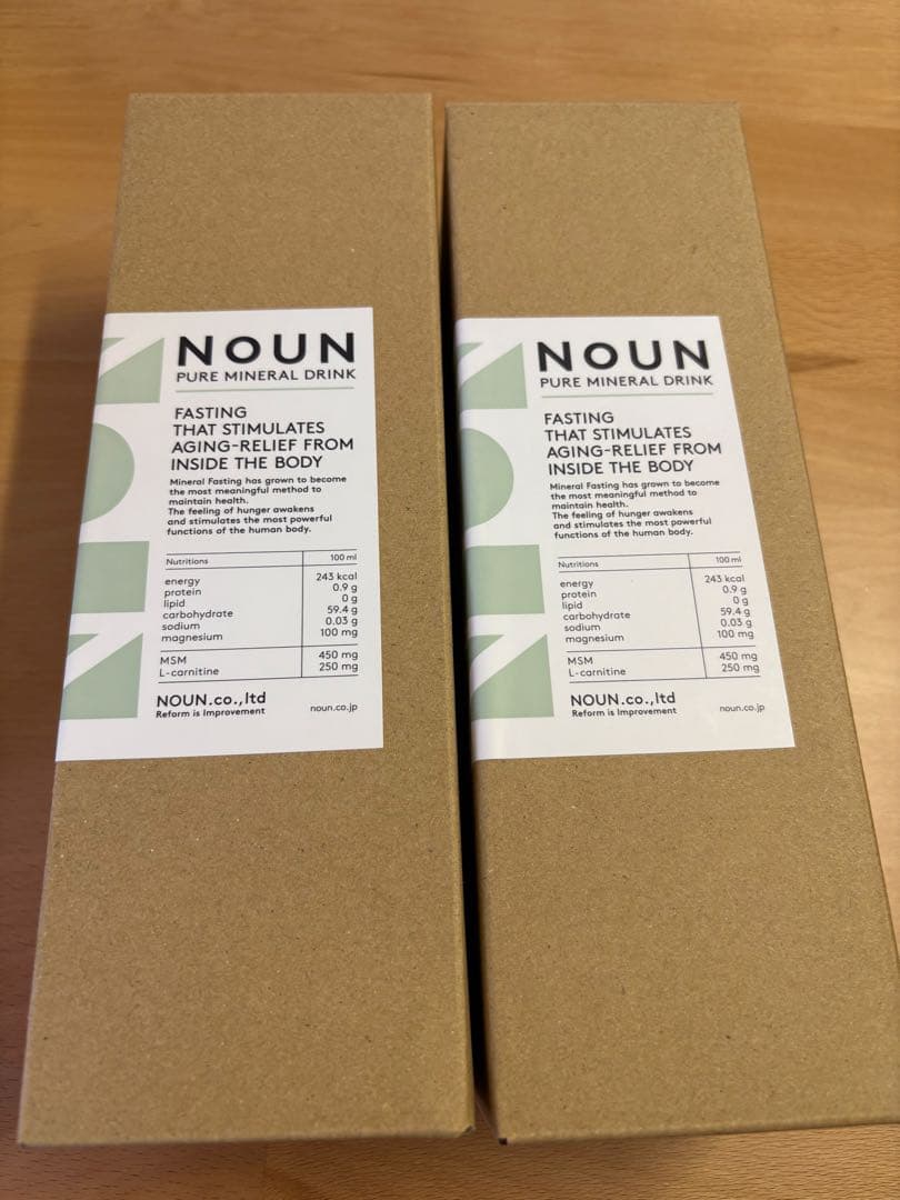 NOUN PURE MINERAL DRINK ファスティング　ドリンク