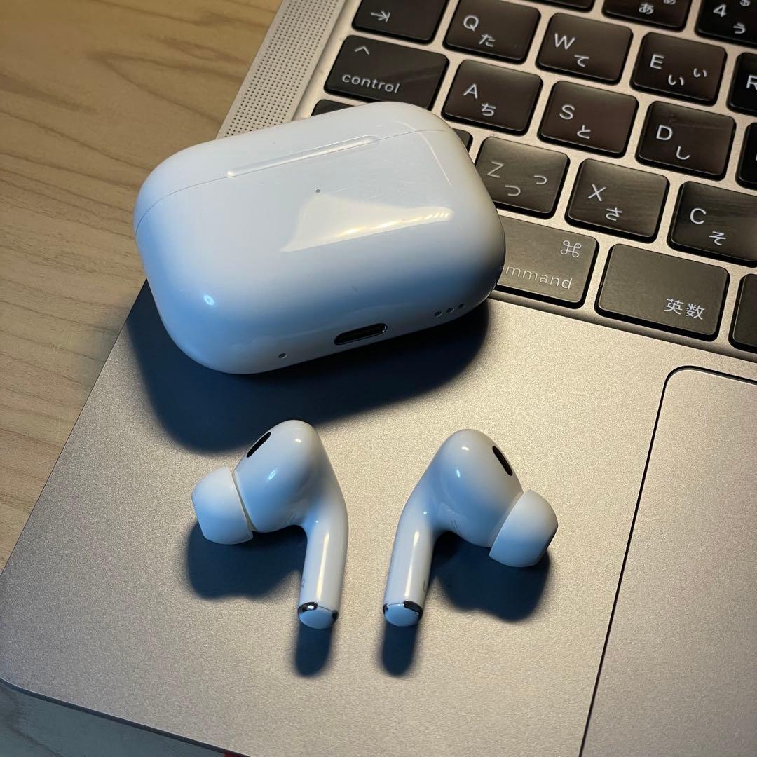 【美品】AirPods Pro 第2世代 USB-C 全機能正常・付属品完備