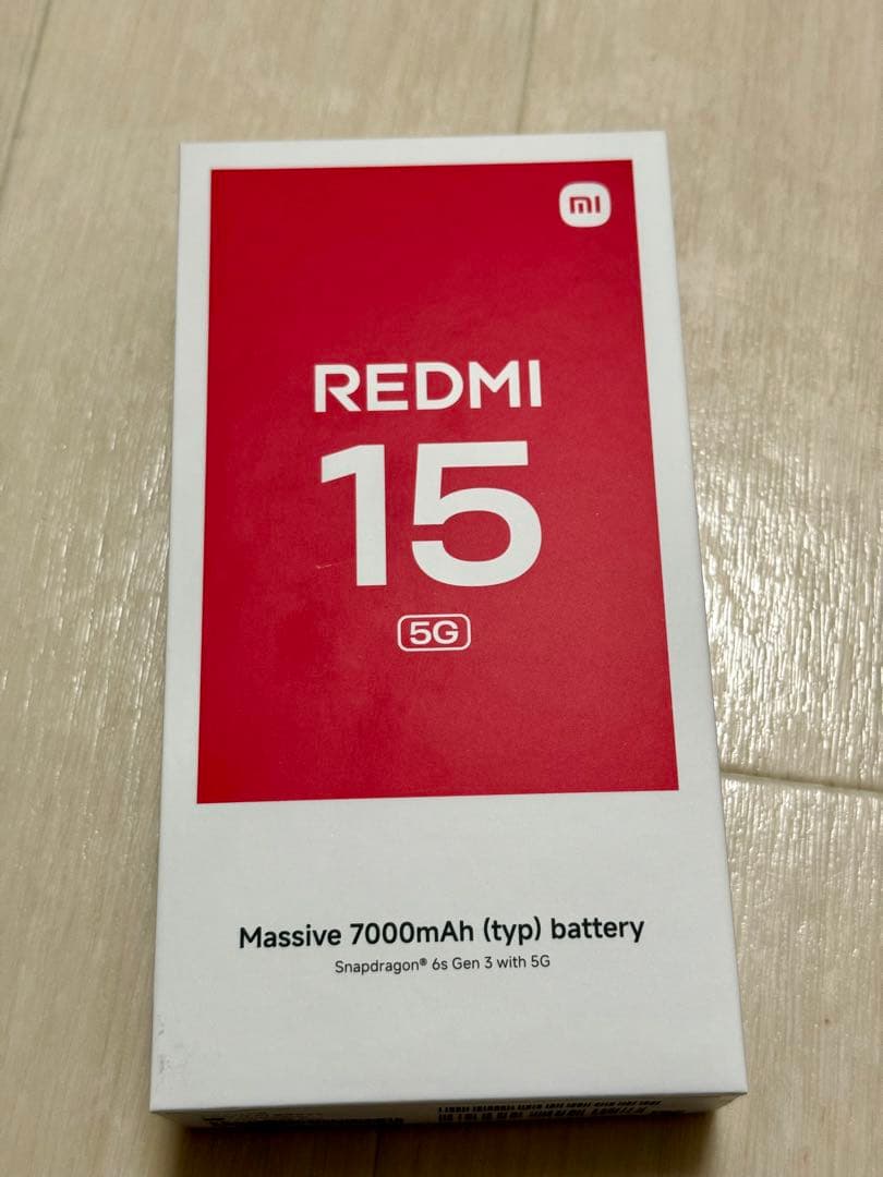 REDMI 15 5G 128GB TitanGray 本体