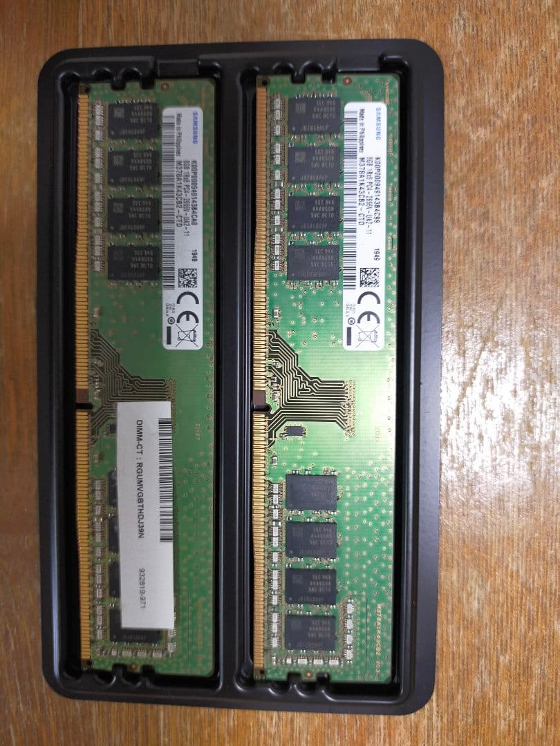 Samsung DDR4 メモリー8GB×2 PC4- 2666V-UA2-11