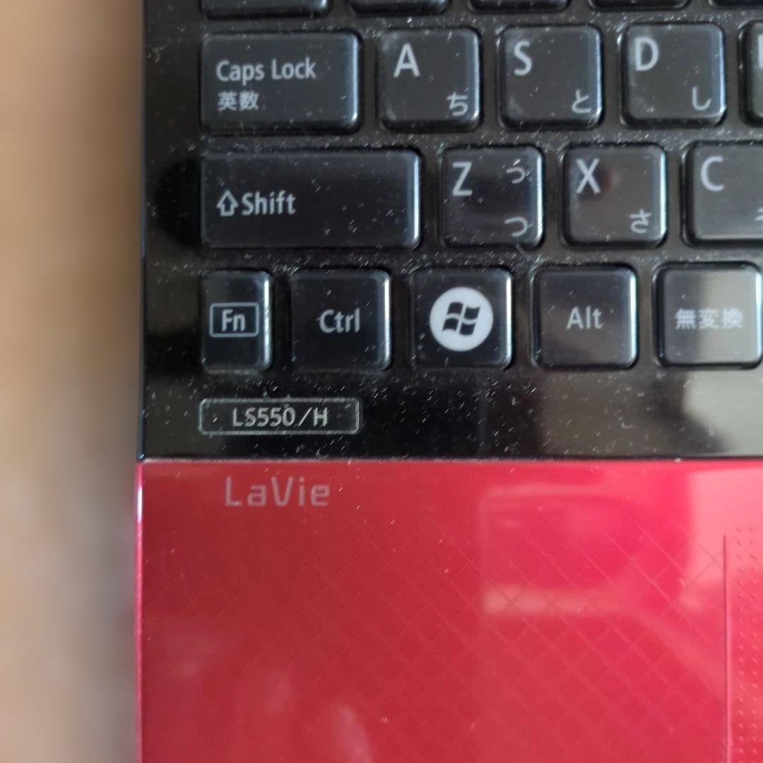 NEC LaVie ノートPC 本体（レッド）
