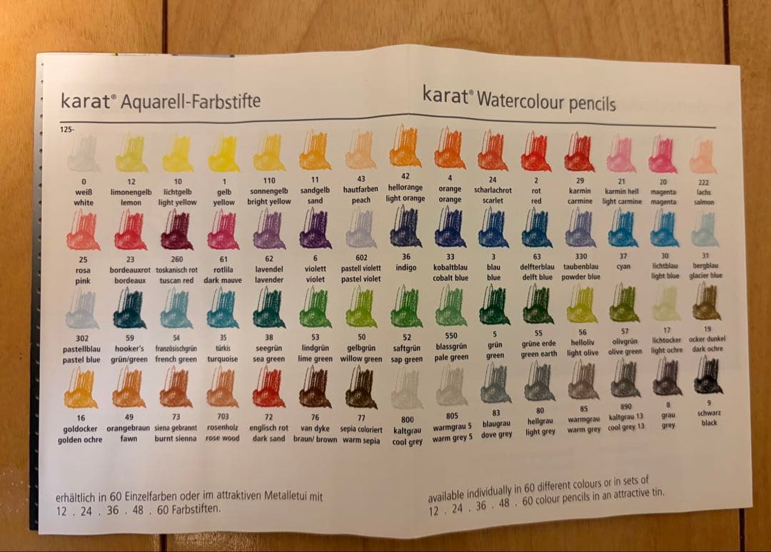 ステッドラー 色鉛筆 48色 karat aquarell