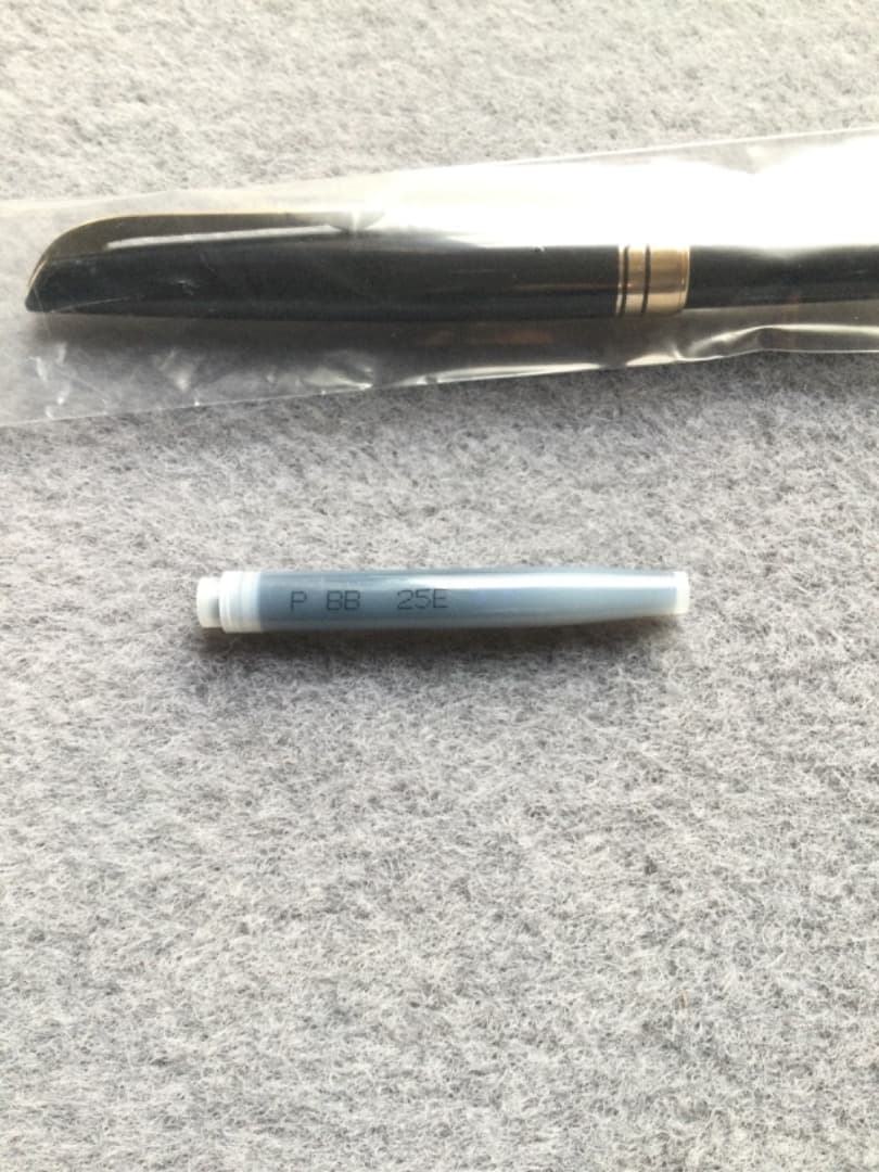 PLATINUM 22K(中字)万年筆 ブラック　(当時物)
