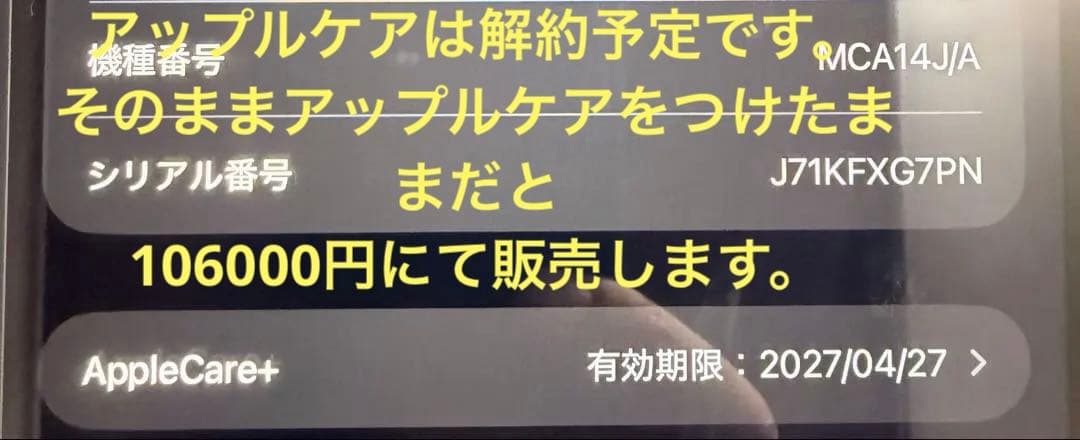 iPad Air M3 Wi-Fi 11インチ 256GB